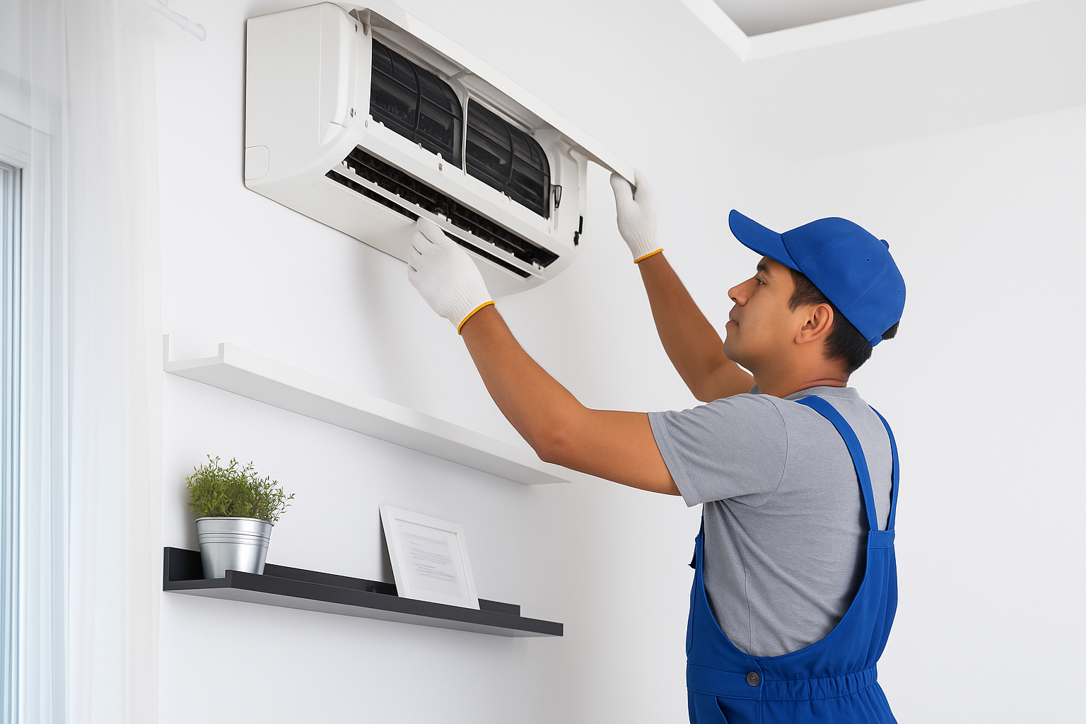 Trabajo de climatización